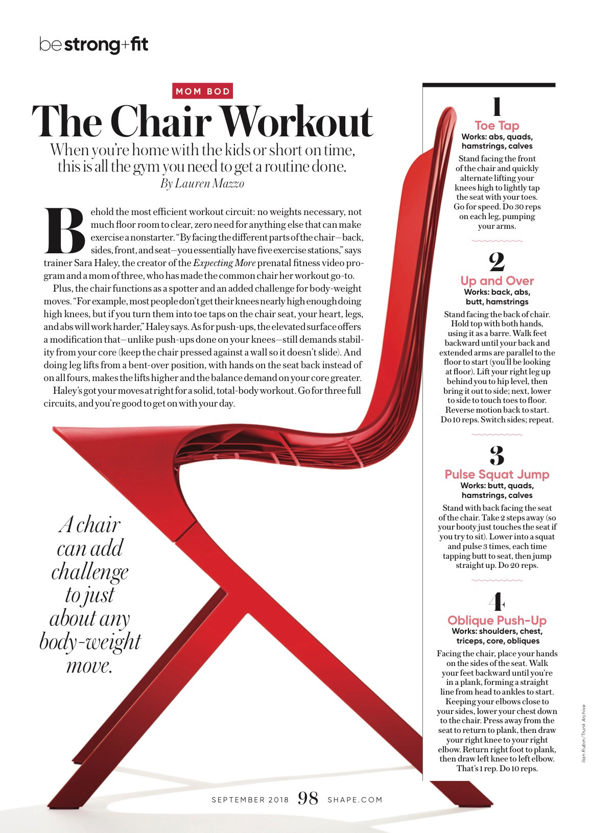 MomBod Chair Workout - September 2018